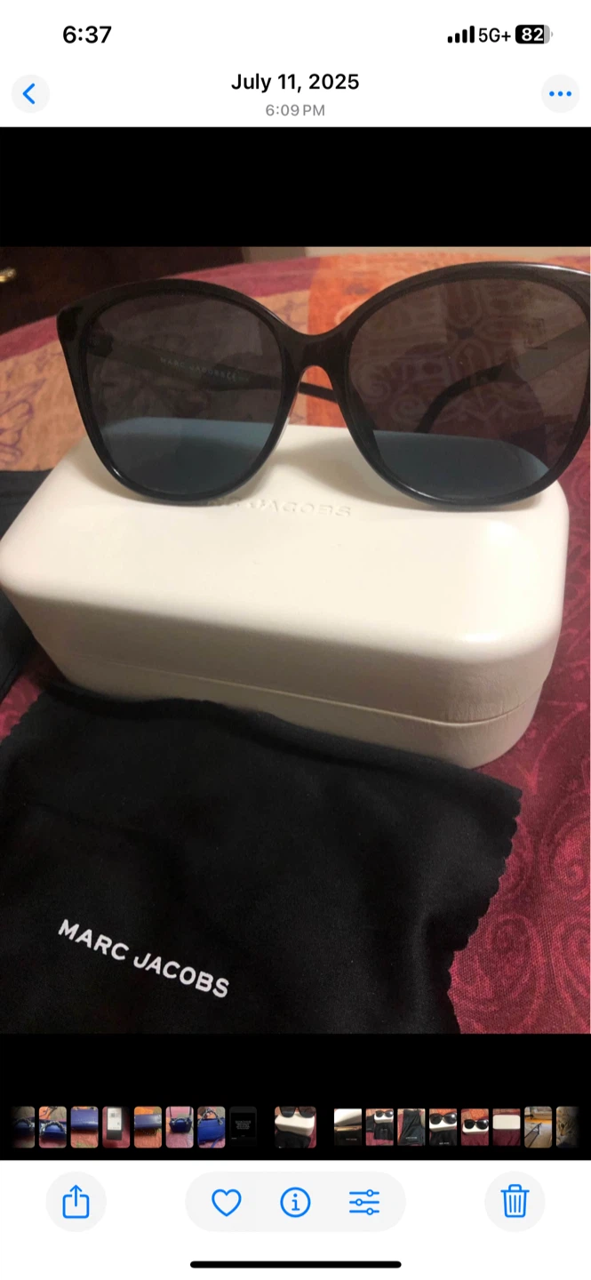 Marc Jacobs Sunglasses with Case and Pouch