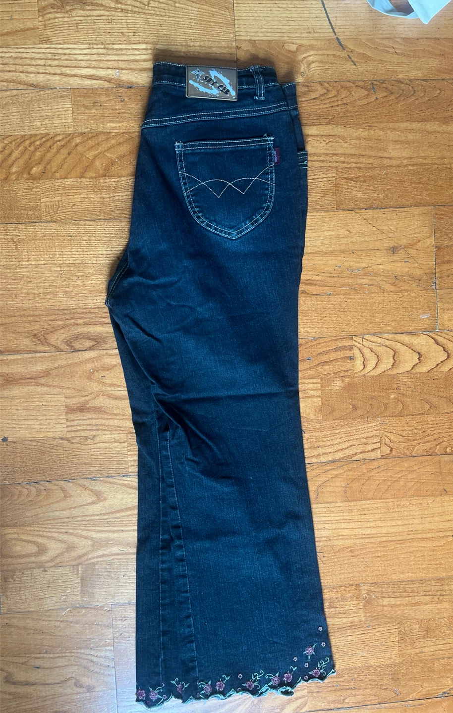 Women's Bootcut Jeans Size 14 Embroidered - photo 2