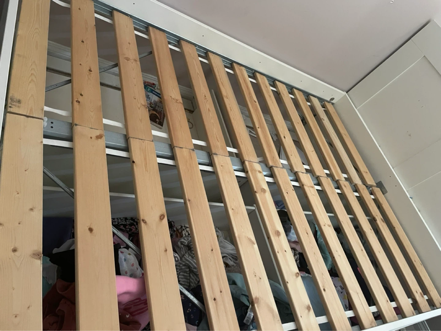 IKEA double White Bed Frame with 2 Drawers - photo 2