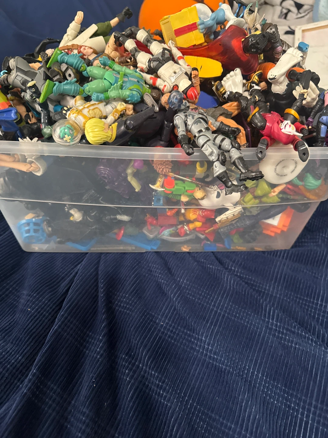 Assorted Lot of Action Figures in Storage Bin - photo 4