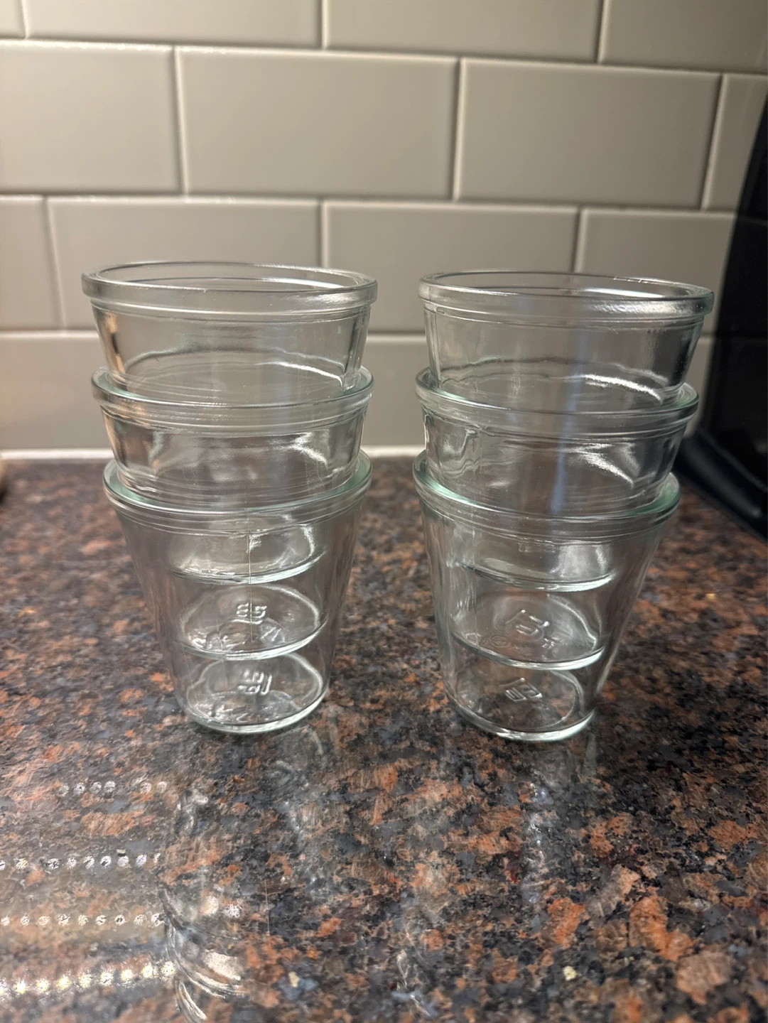 Set of 6 Clear Glass Ramekins - photo 2