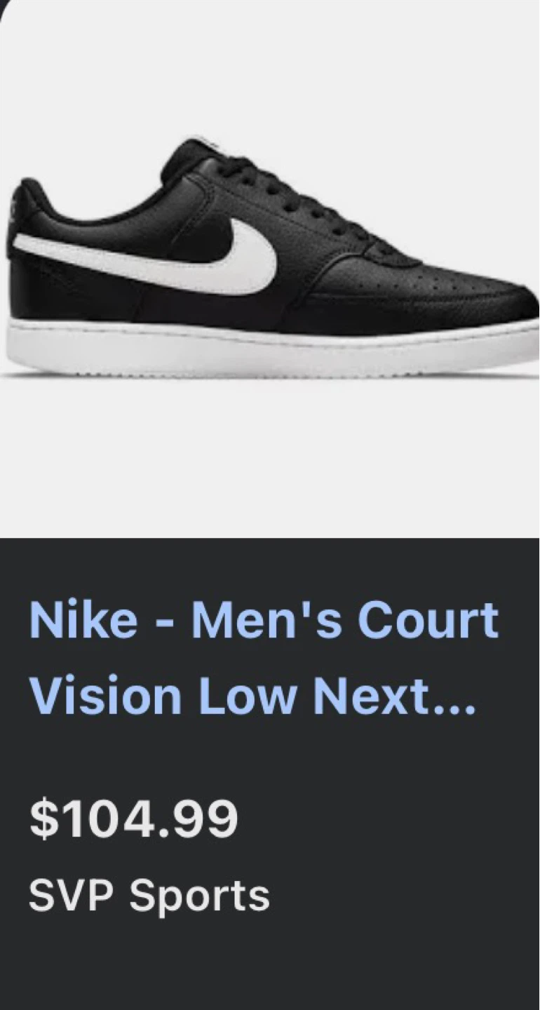 Nike Men's Court Vision Low Sneakers - photo 5