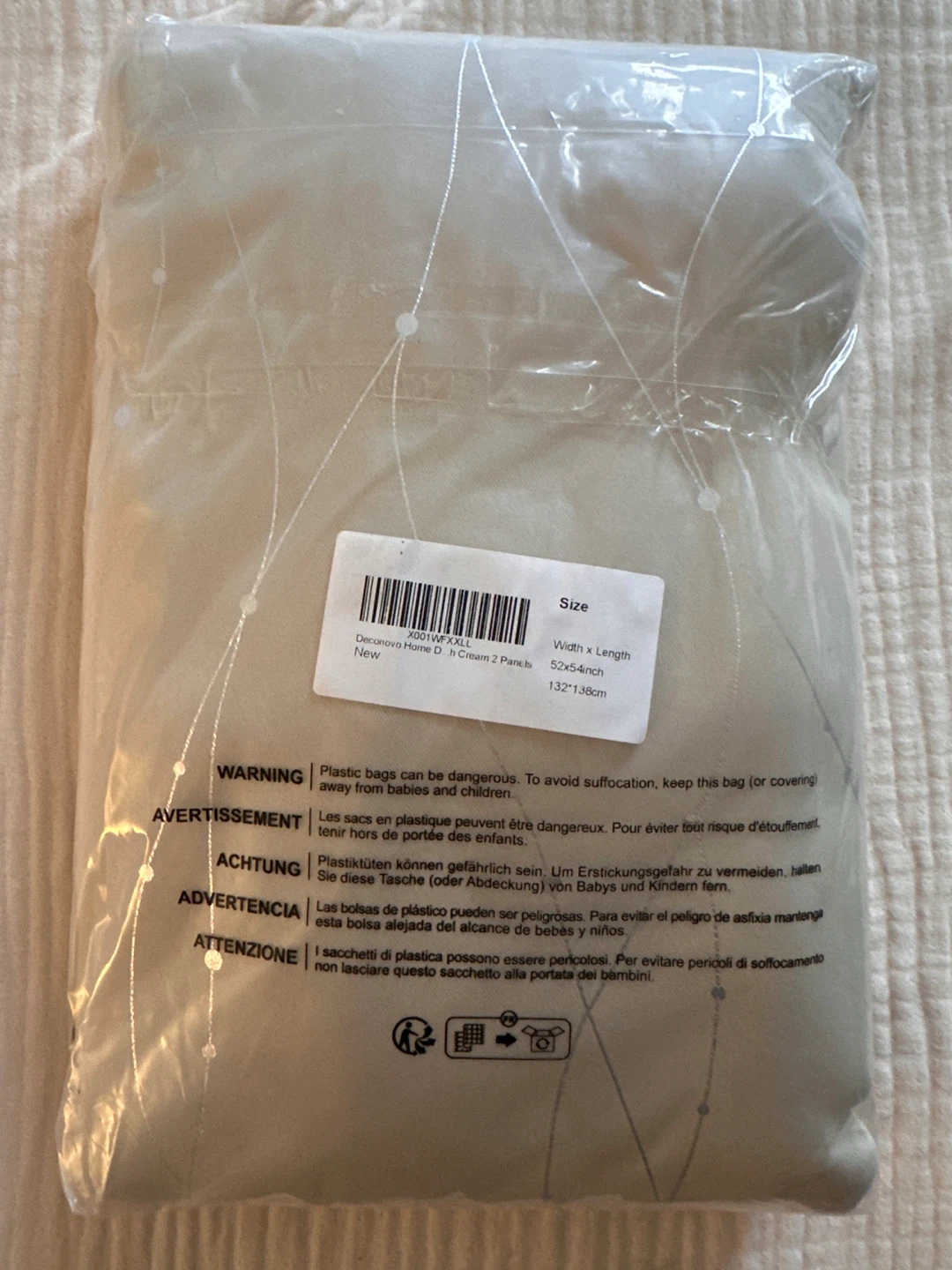 Deconovo Home Decorative Blackout Curtains - Beige - photo 2