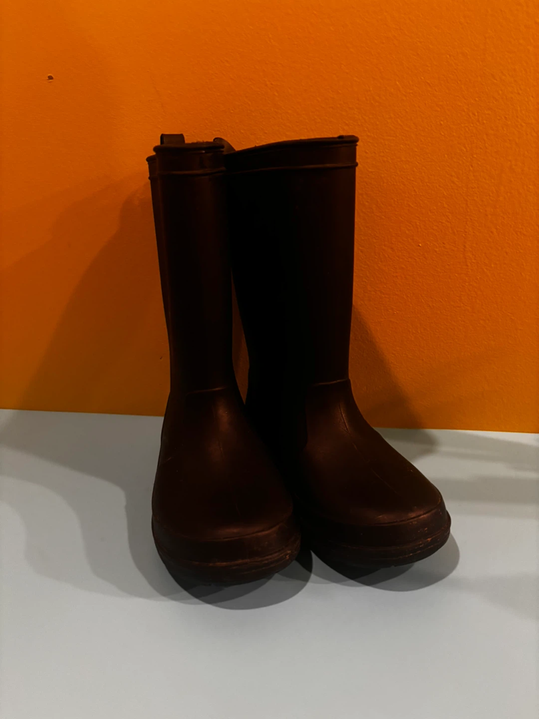 Black Rubber Rain Boots