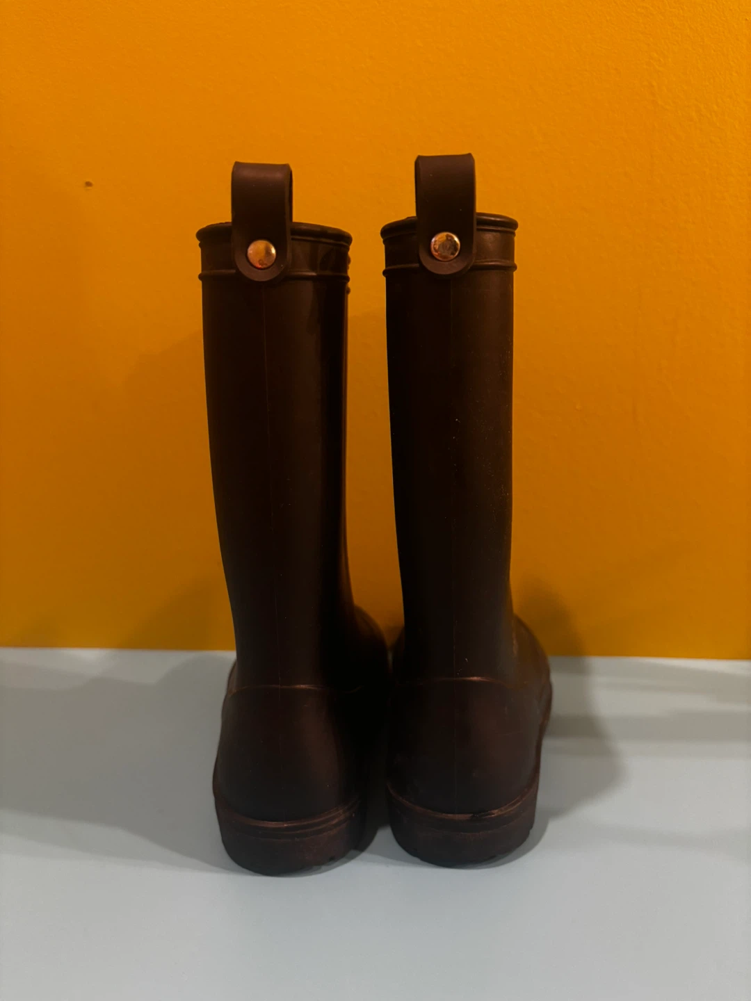 Black Rubber Rain Boots - photo 3