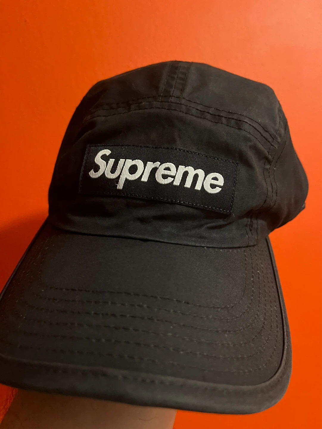 Supreme Camp Cap Black - photo 2