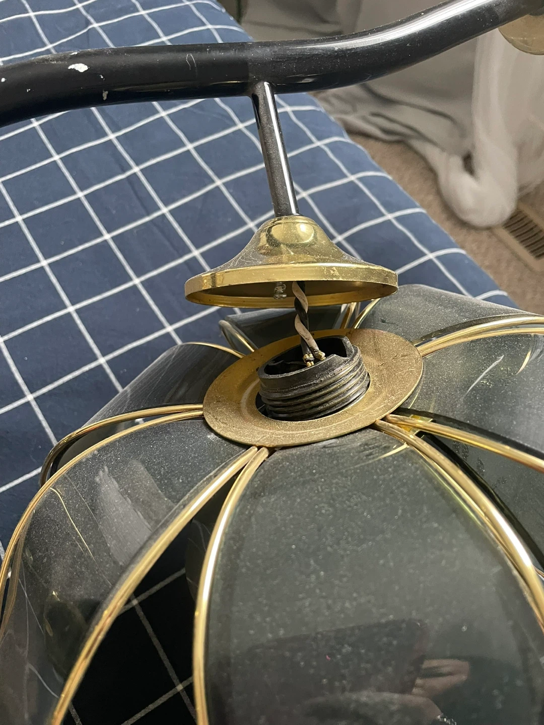 Vintage Lotus Lamp - photo 2