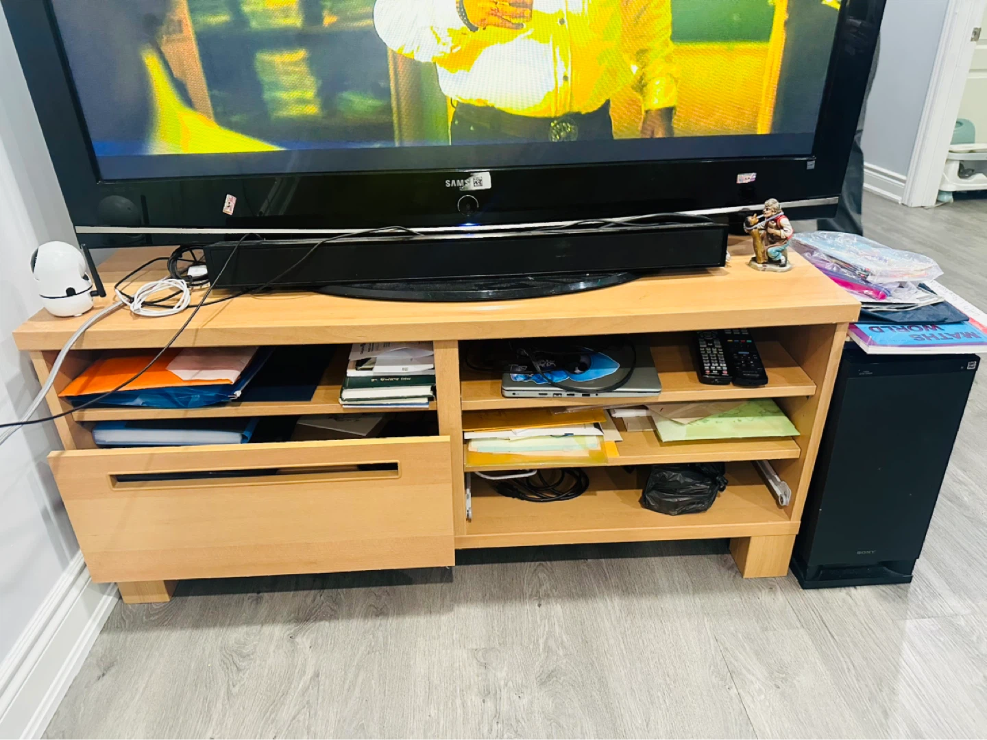 Light Wood Entertainment Unit - photo 2