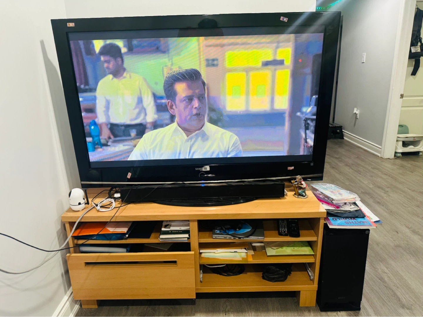 Light Wood Entertainment Unit