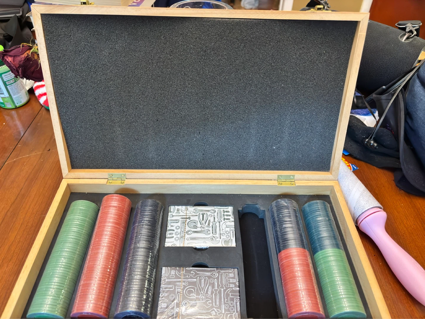 Wooden Poker Set - photo 2