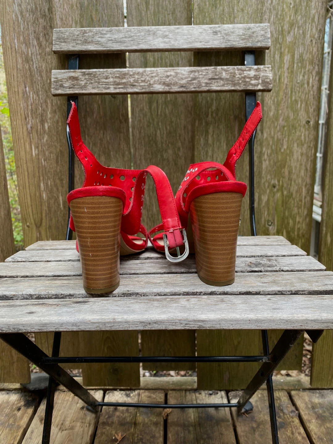 Fergalicious by Fergie Red Heeled Sandals - photo 3