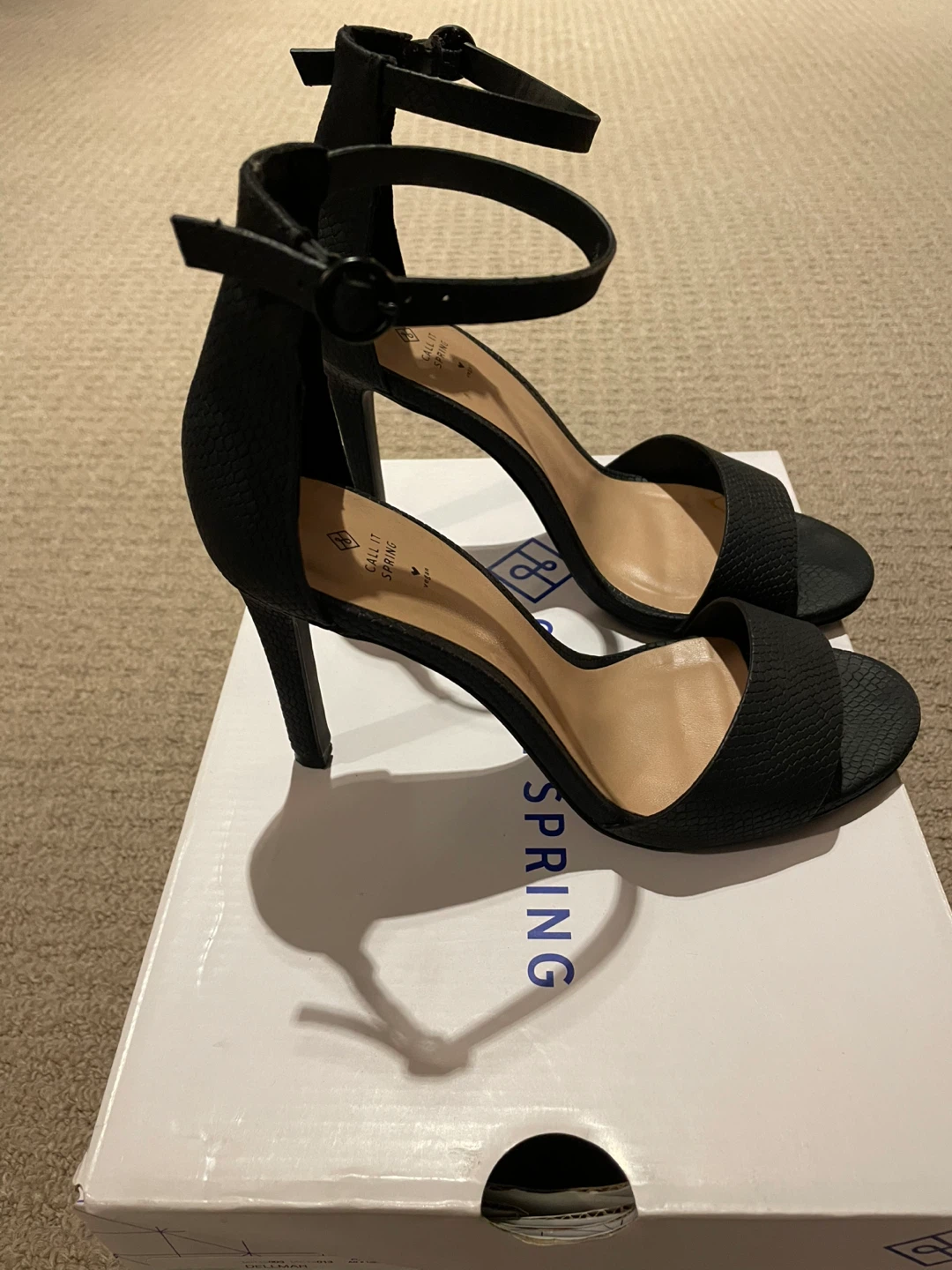 Call It Spring Dellmar Heels - Black - Size 6.5 - photo 3