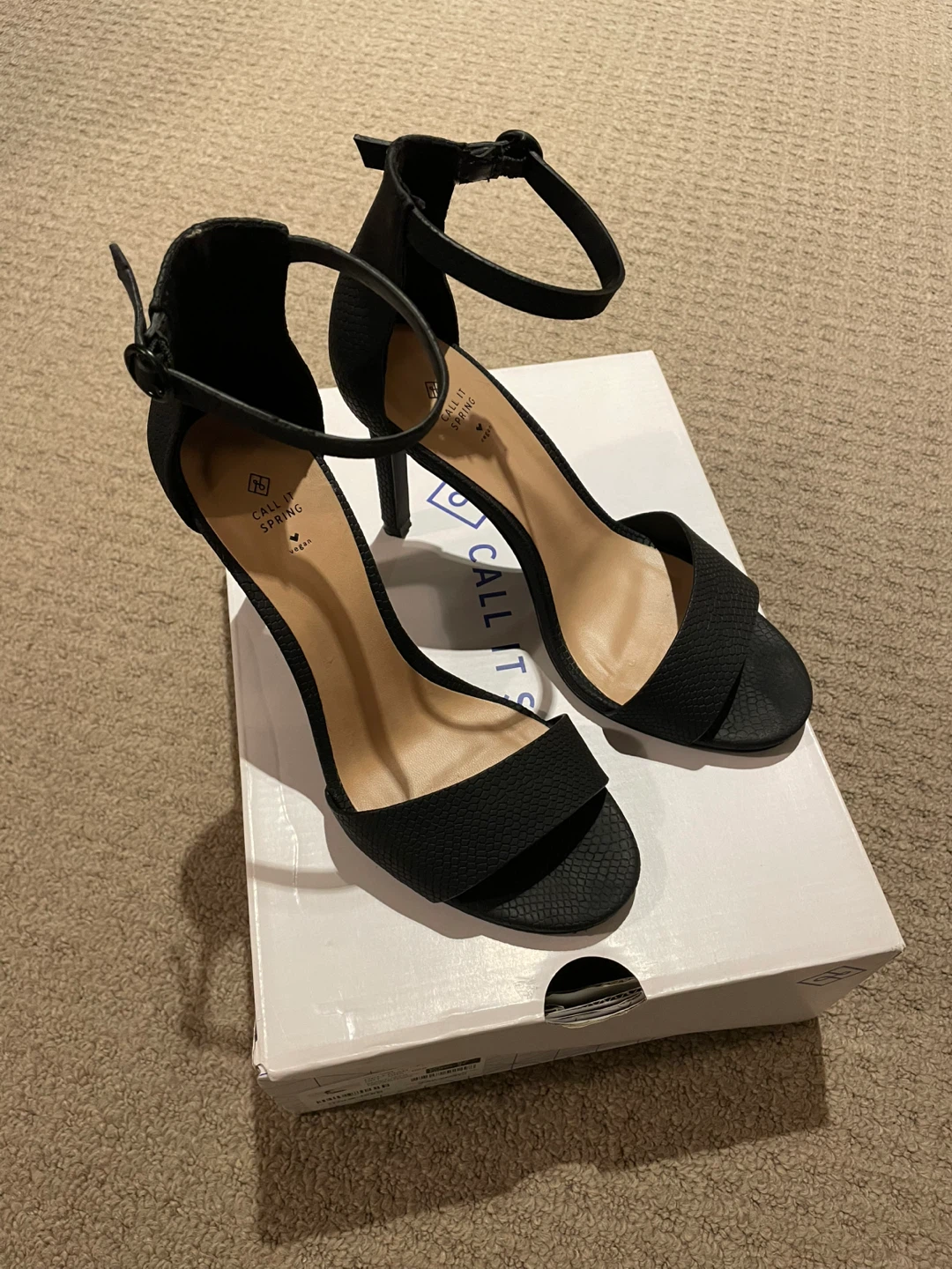 Call It Spring Dellmar Heels - Black - Size 6.5 - photo 2