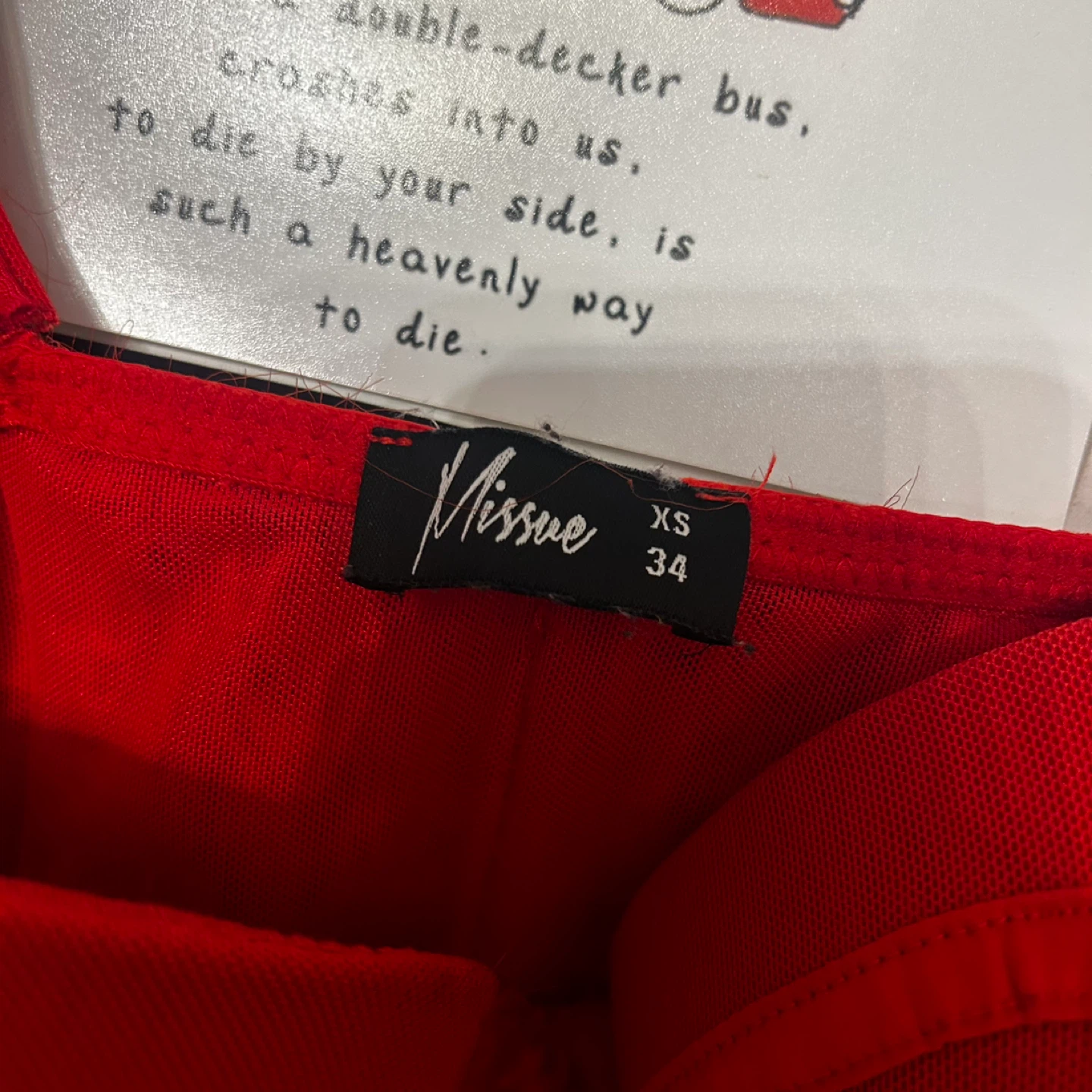 Missue Red Bustier Long Sleeve Crop Top - photo 3