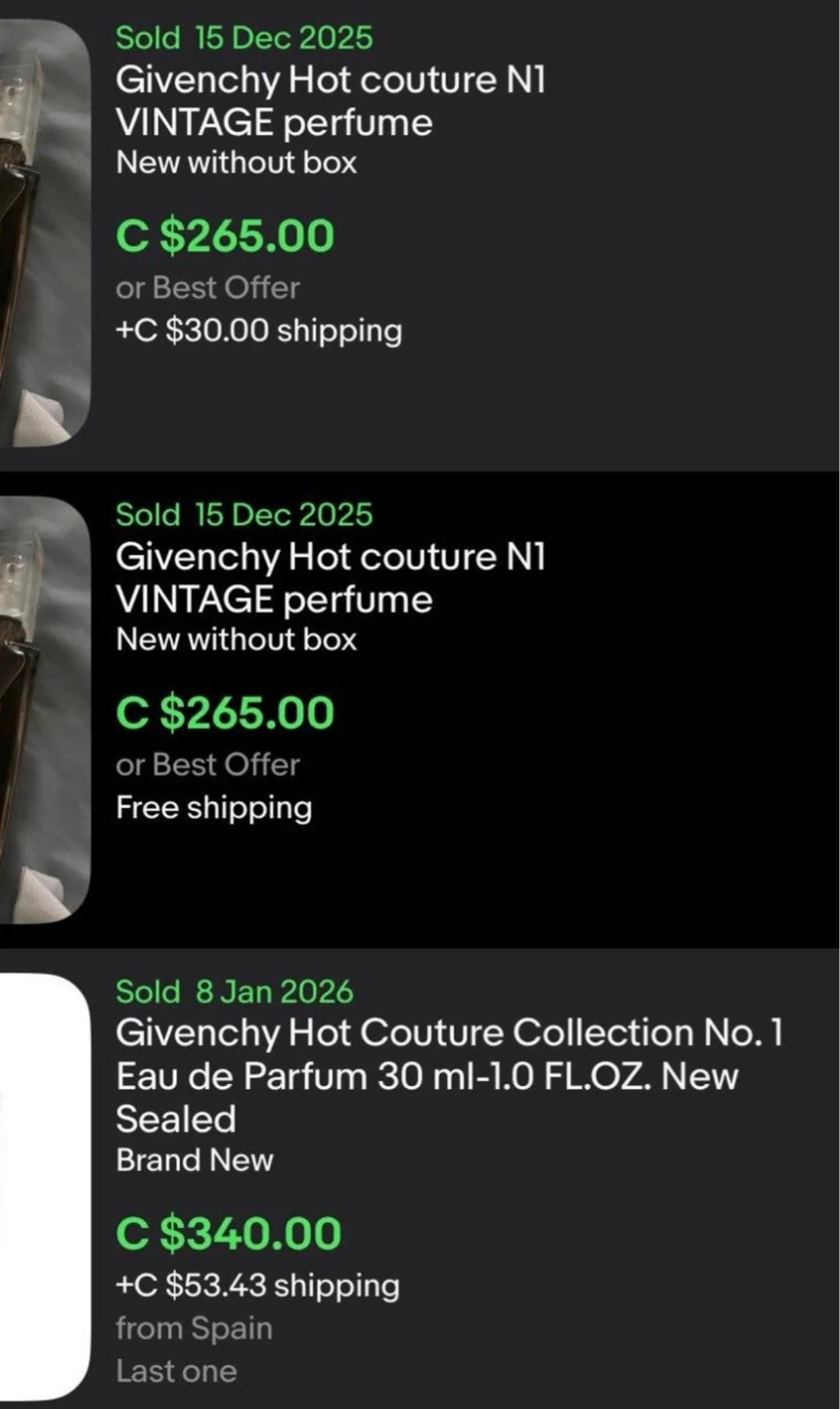 Authentic Vintage GIVENCHY Hot Couture Fragrance - photo 4