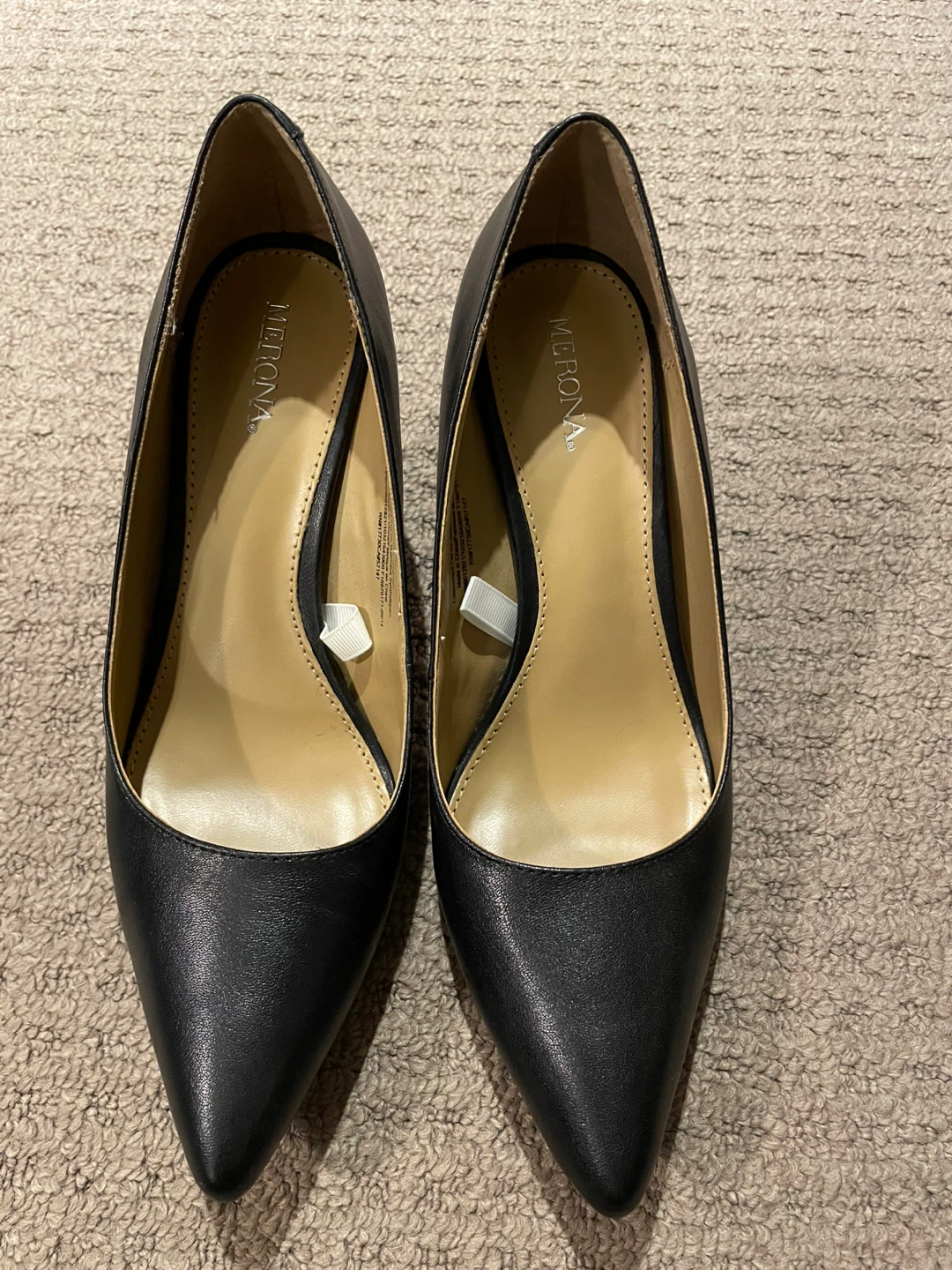 Merona Black Pointed Toe Heels - Size 7 - photo 3