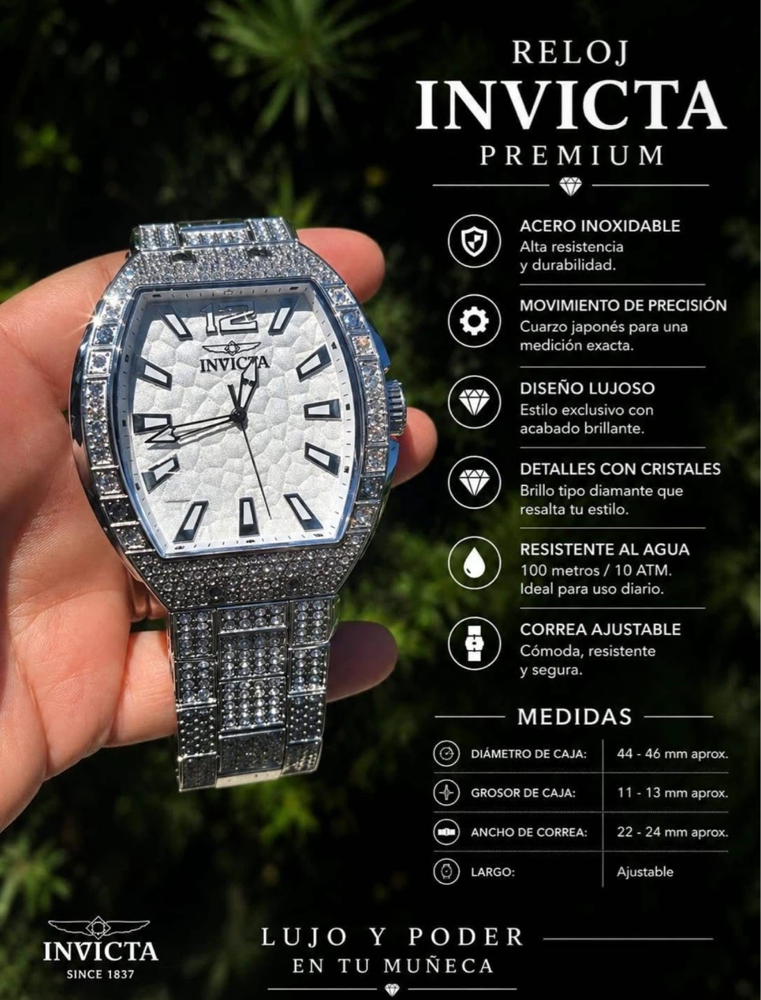 Invicta Racing Premium Watch - Rhinestone All The Way