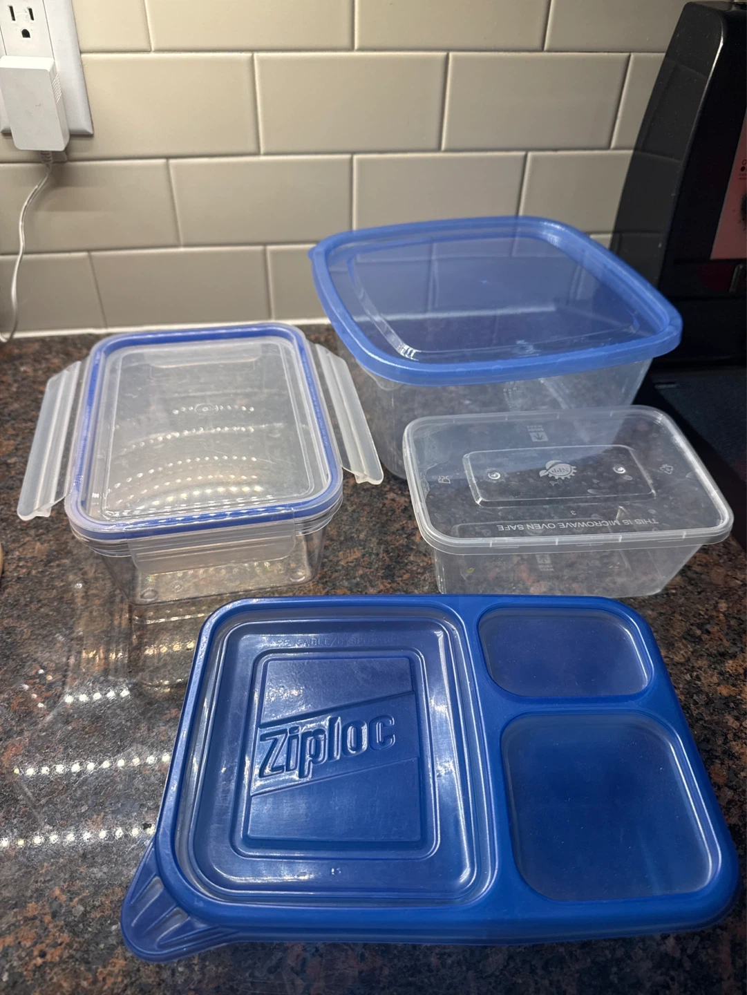 Ziploc Food Storage Containers (Set of 4)