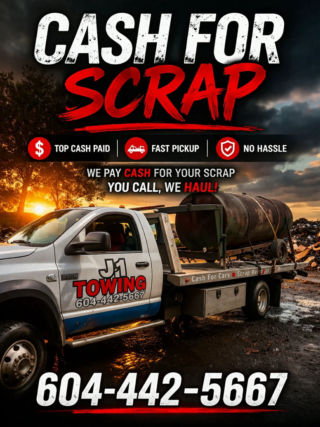 Cash for Scrap - J1 Towing