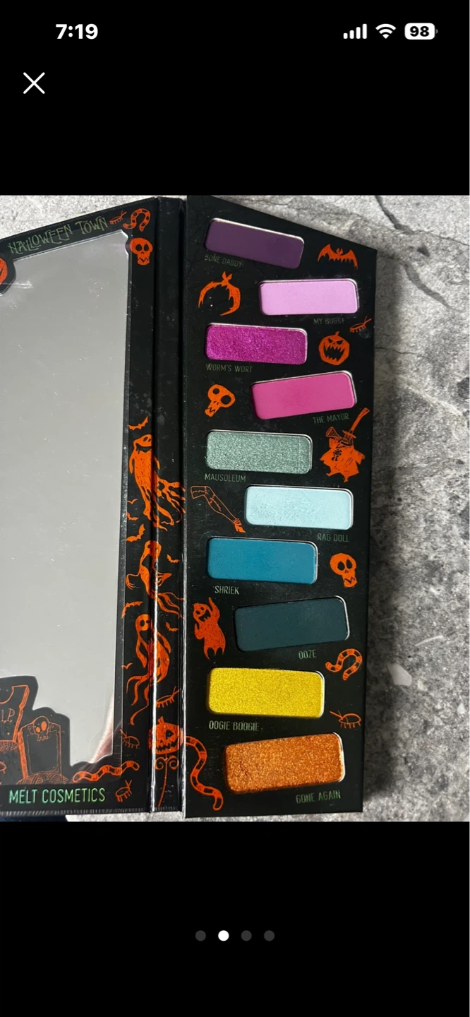 Melt Nightmare Before Christmas Halloween Town Eyeshadow Palette