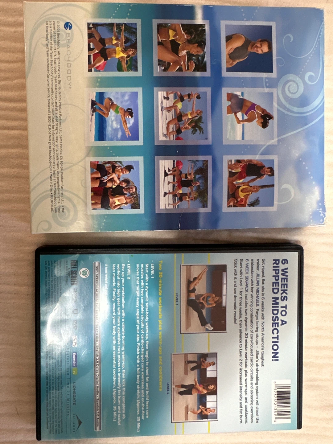 Jillian Michaels 6 Week Six Pack DVD & Brazil Butt Lift - photo 2
