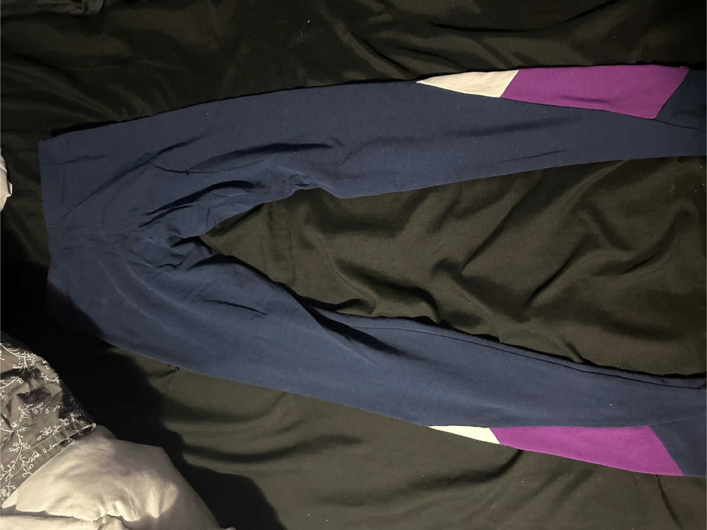 Adidas Blue Colour Block Leggings - photo 3