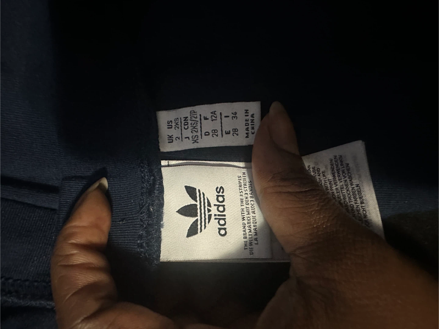 Adidas Blue Colour Block Leggings - photo 2