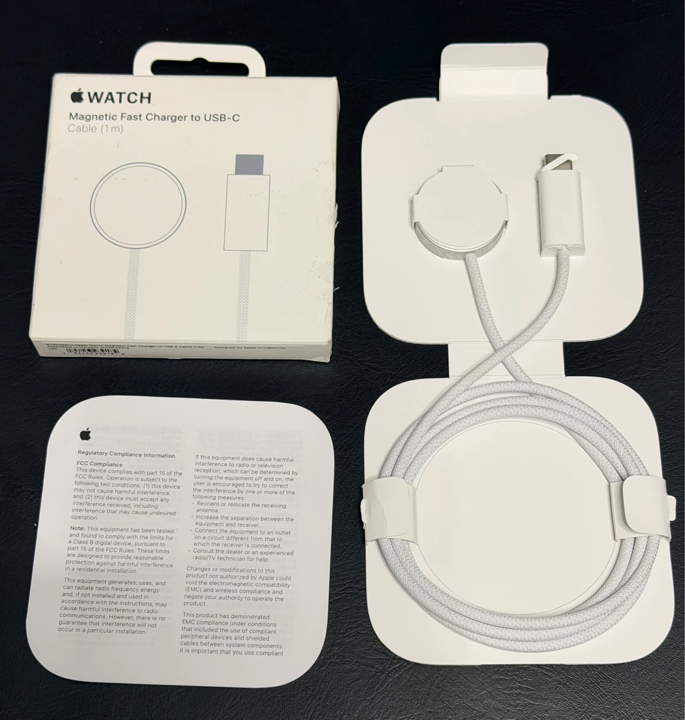 Apple Watch Magnetic Fast Charger to USB-C Cable (1m)