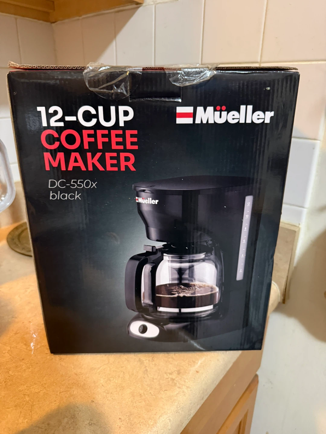 Mueller 12-Cup Drip Coffee Maker - Black