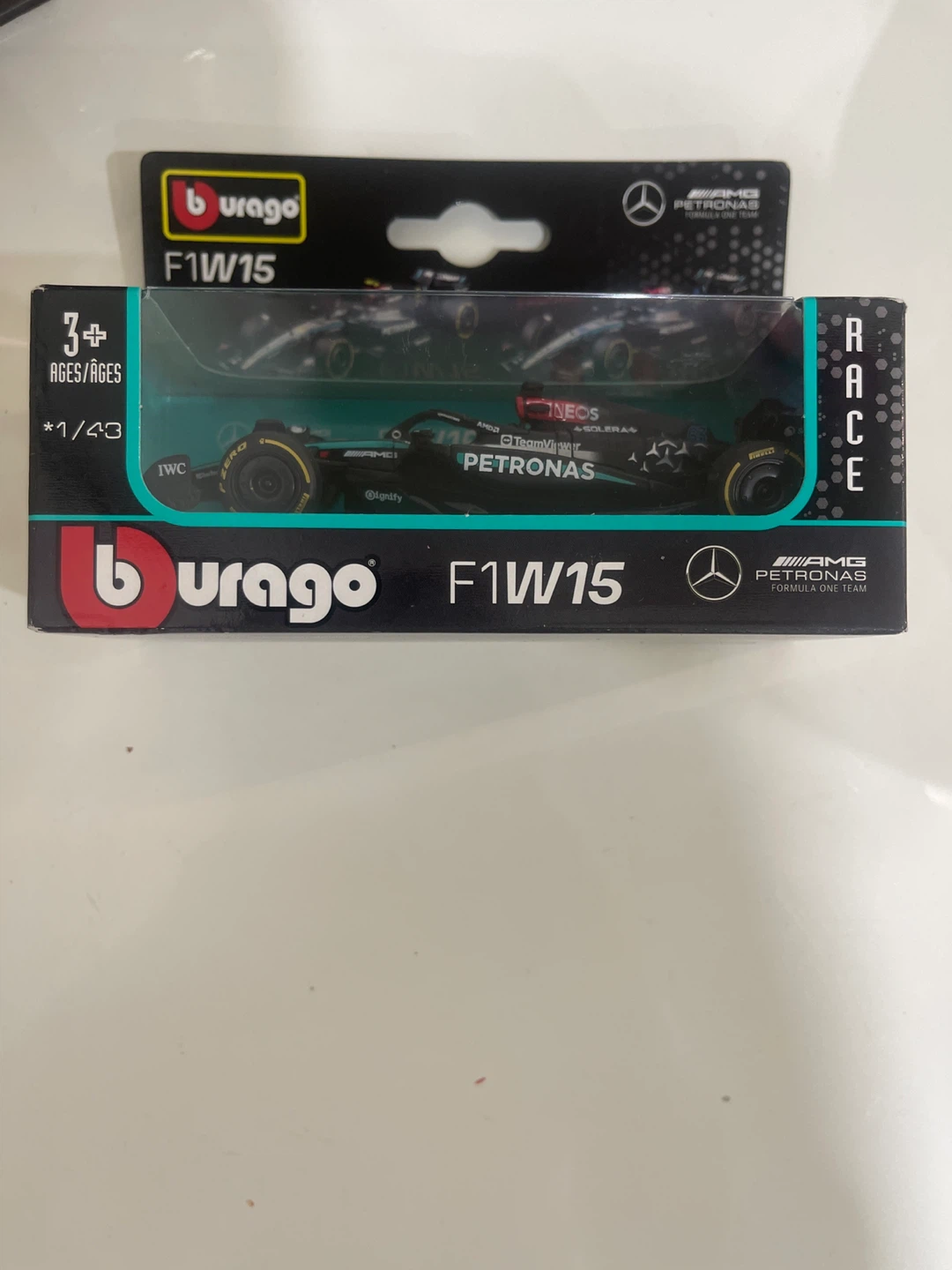 Burago F1 W15 Mercedes-AMG Petronas Formula One Team 1/43 Scale