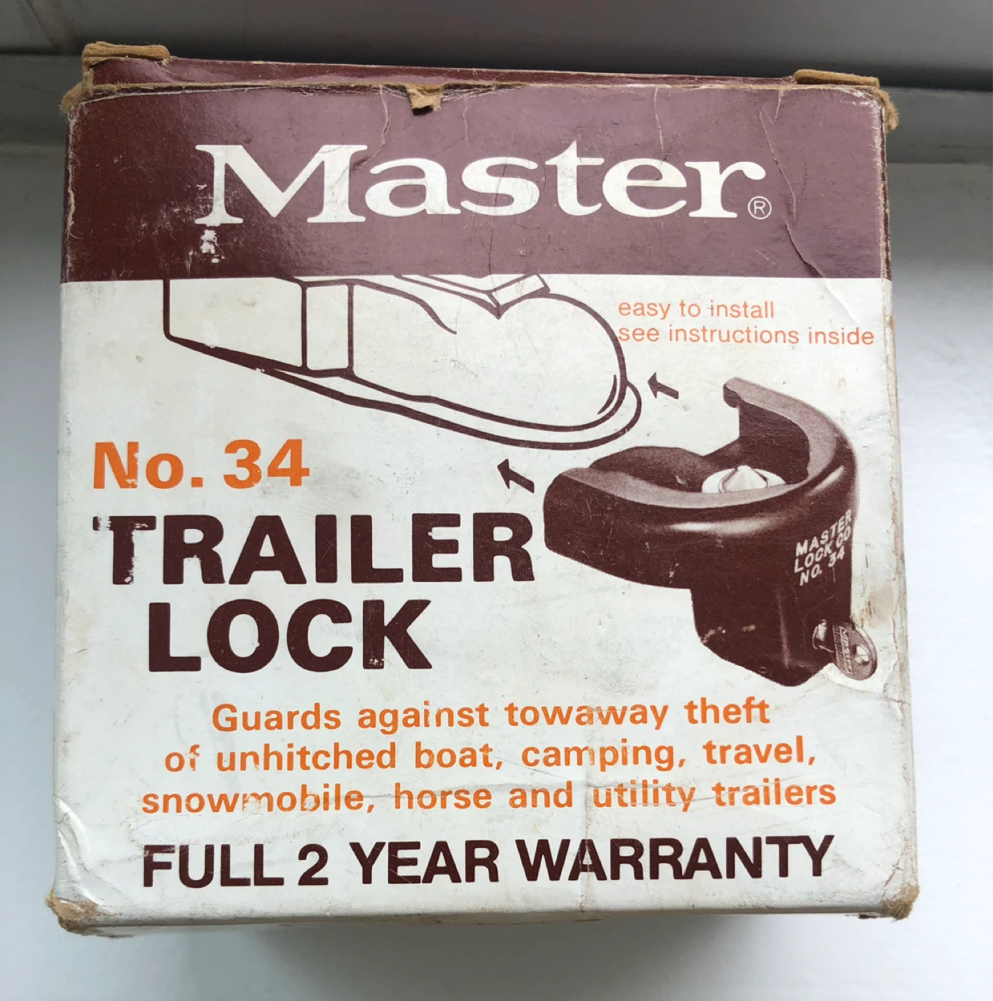 Master No. 34 Trailer Lock