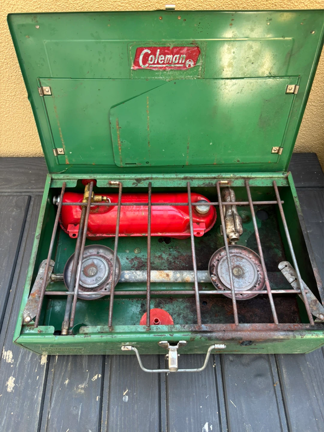 Coleman camp stove vintage