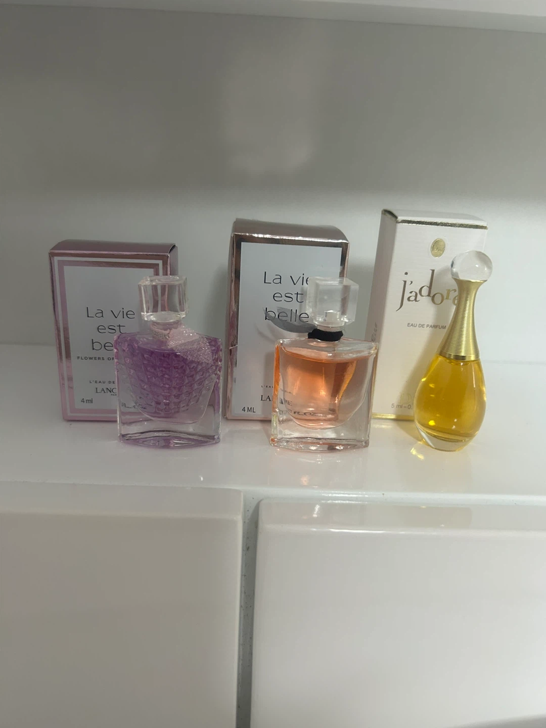 Lancôme & Dior Miniature Perfume Set