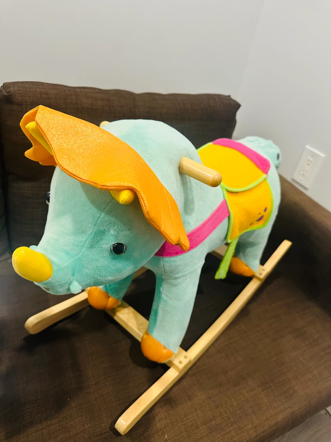 Plush Elephant Rocking Horse Toy