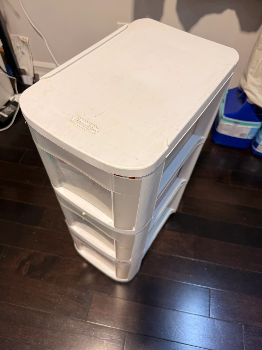 Sterilite 3-Drawer Plastic Rolling Cart - photo 2