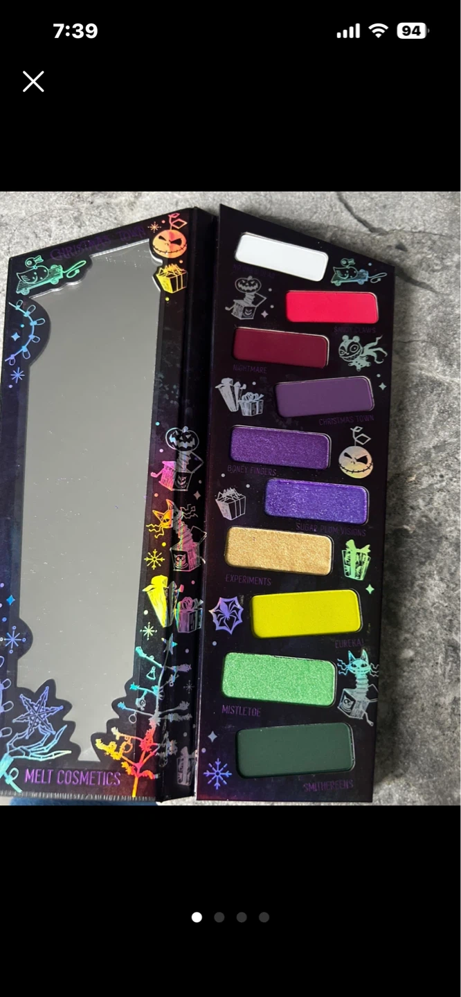 Melt Cosmetics Nightmare Before Christmas Eyeshadow Palette