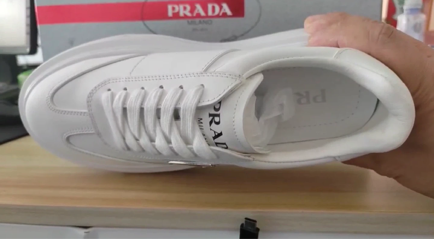 Prada Milano White Leather Sneakers - photo 3
