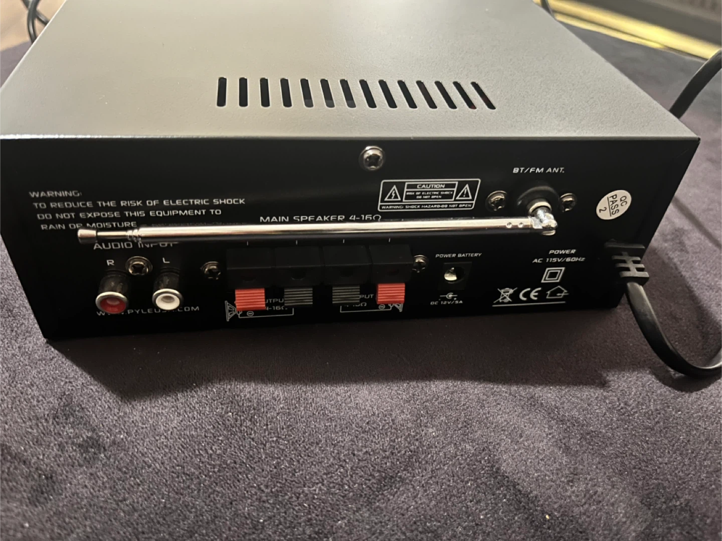 Pyle PDA29BU Bluetooth Mini Amplifier - photo 2