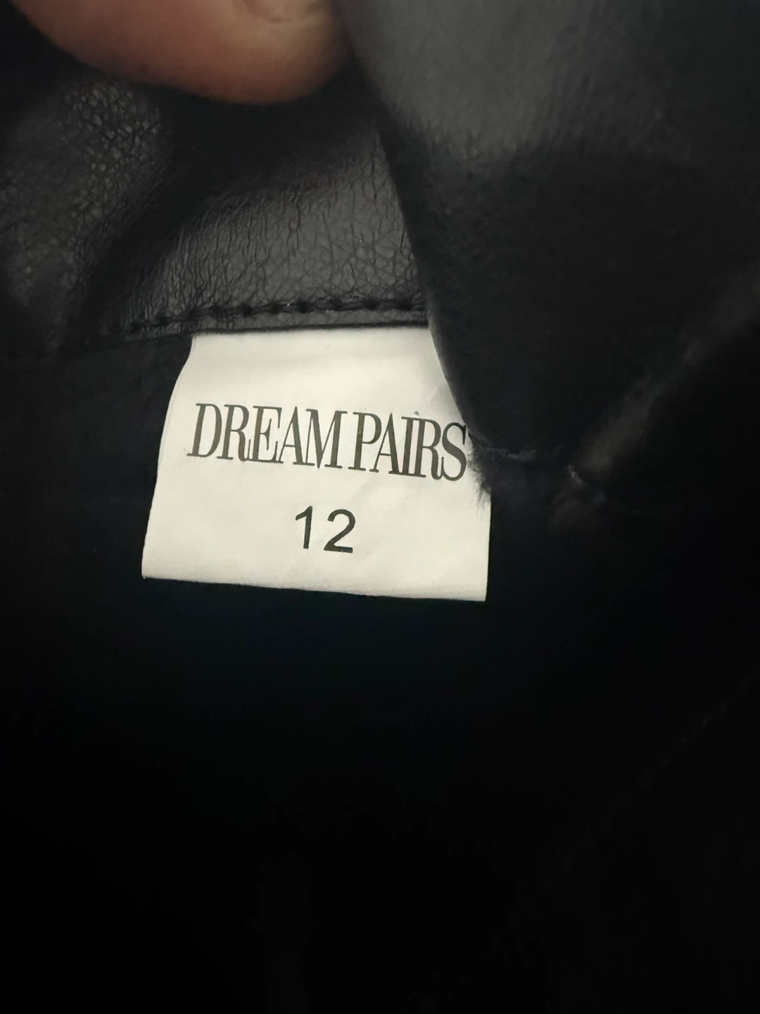 Dream Pairs Black Quilted Riding Boots - Size 12 - photo 4