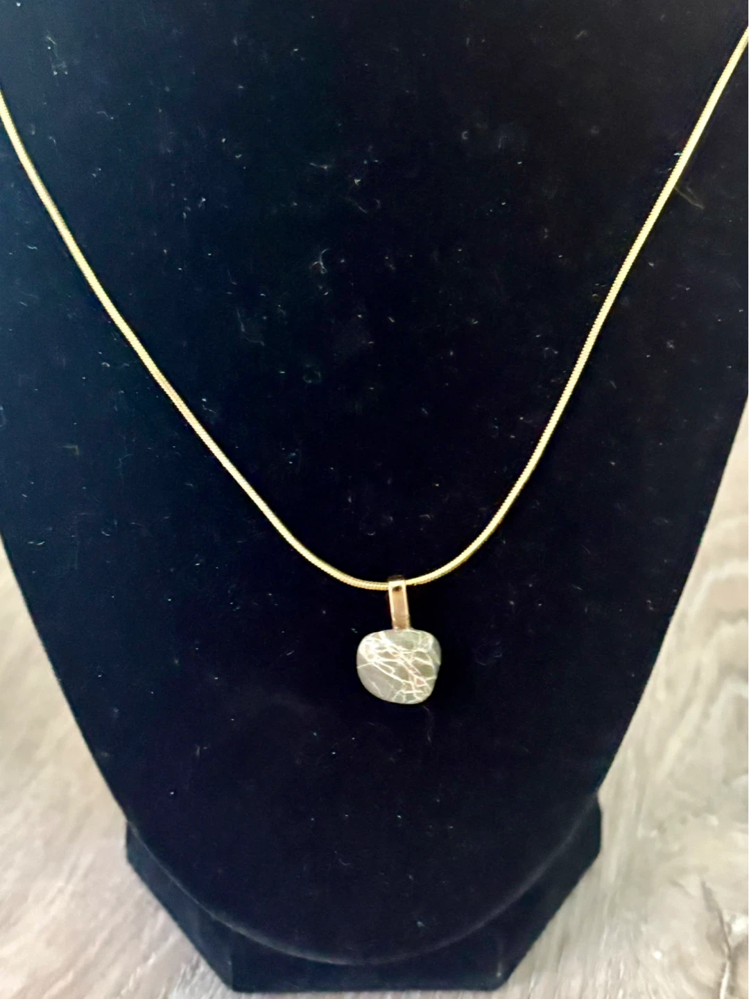 Precious Stone Necklace & Chain - photo 3
