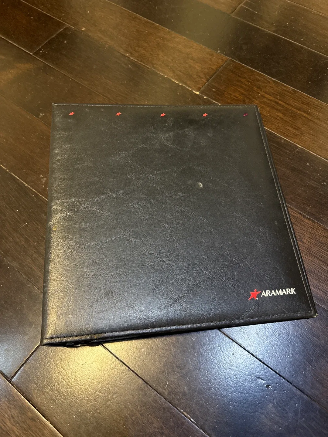 Aramark Black Binder