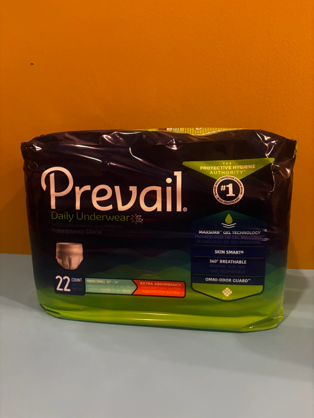 Prevail Daily Underwear Youth Small 20-34" Waist, 22 Count - photo 3