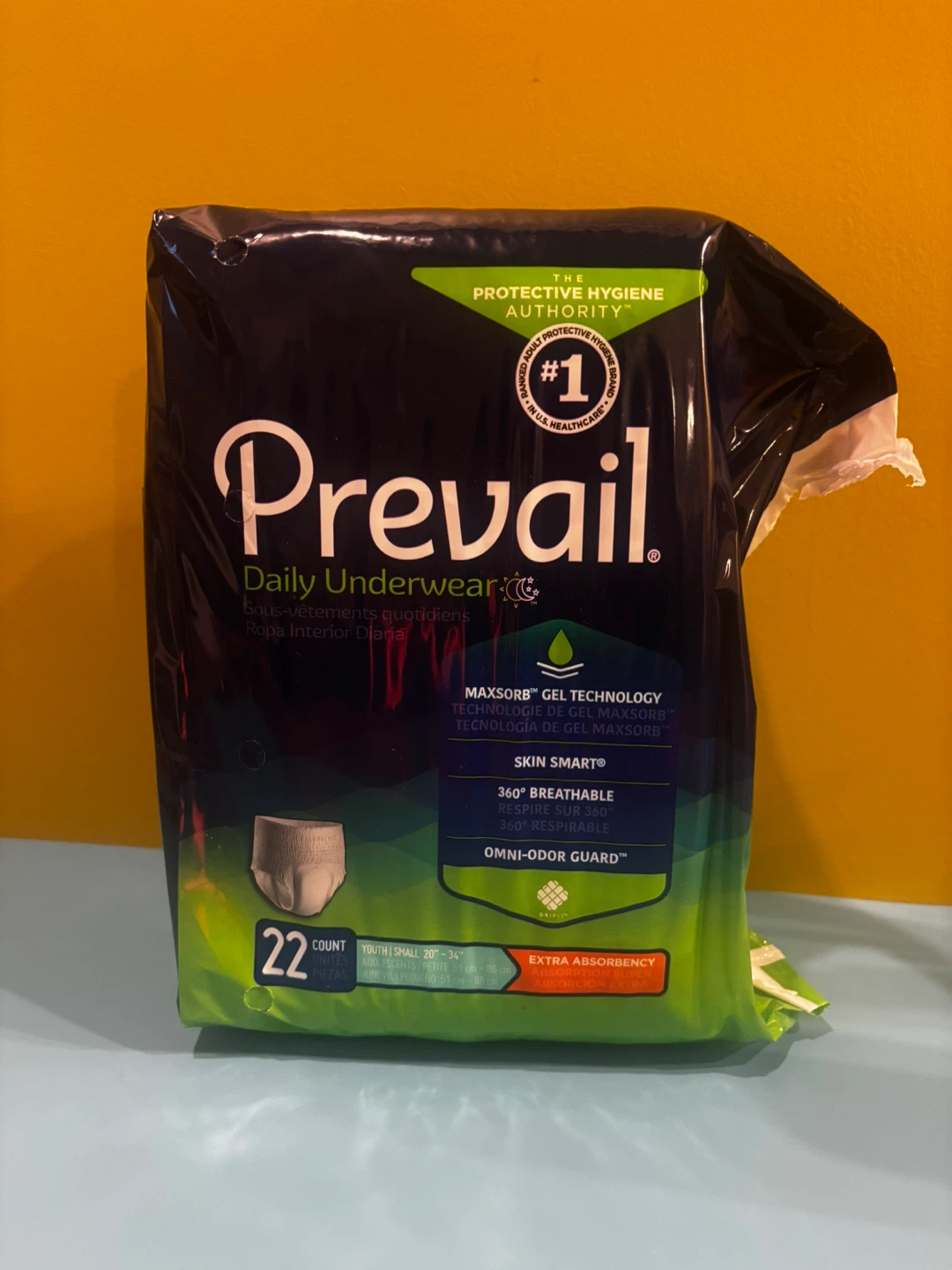 Prevail Daily Underwear Youth Small 20-34" Waist, 22 Count - photo 5