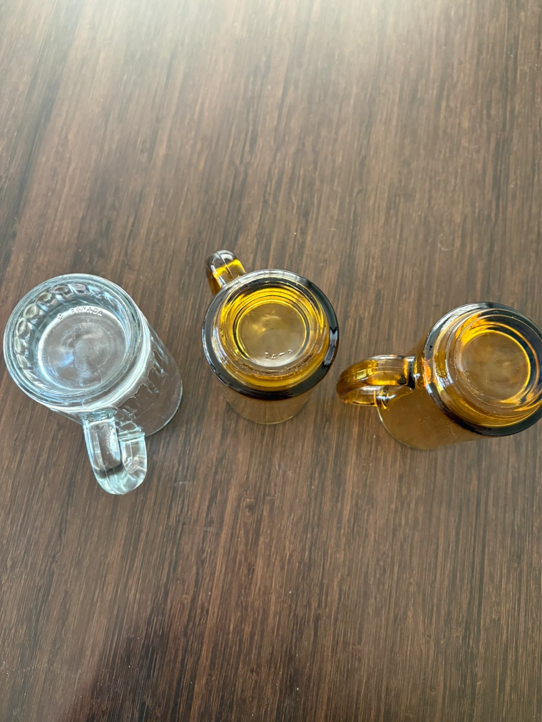 Set of 3 vintage Glass Mugs - photo 3