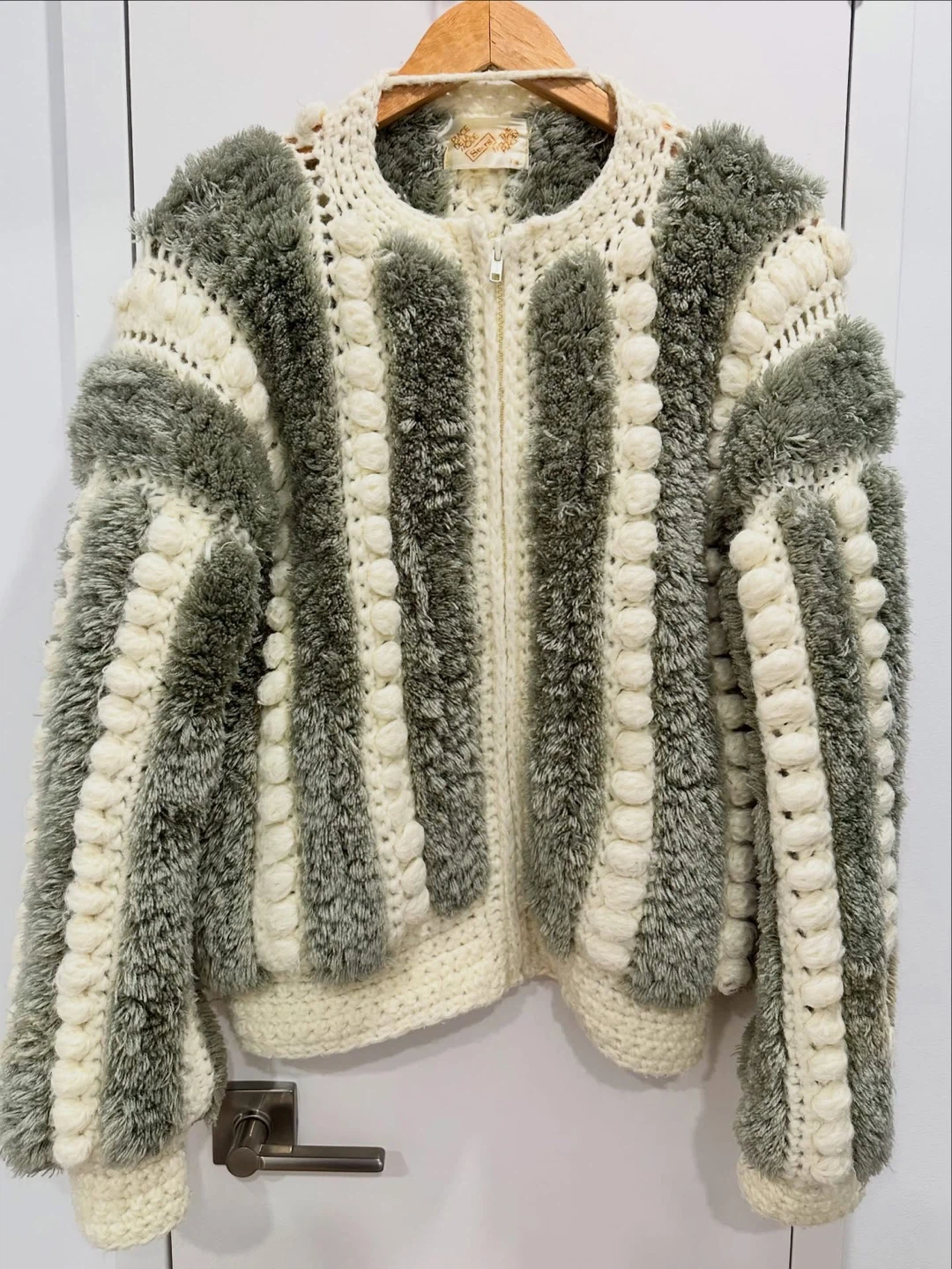 1970’s Vintage Sears Chenille Knit Sweater Jacket - photo 3