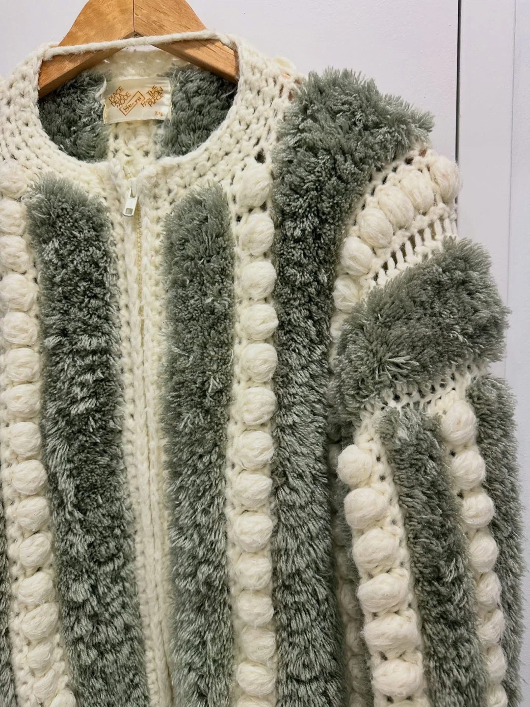 1970’s Vintage Sears Chenille Knit Sweater Jacket - photo 5