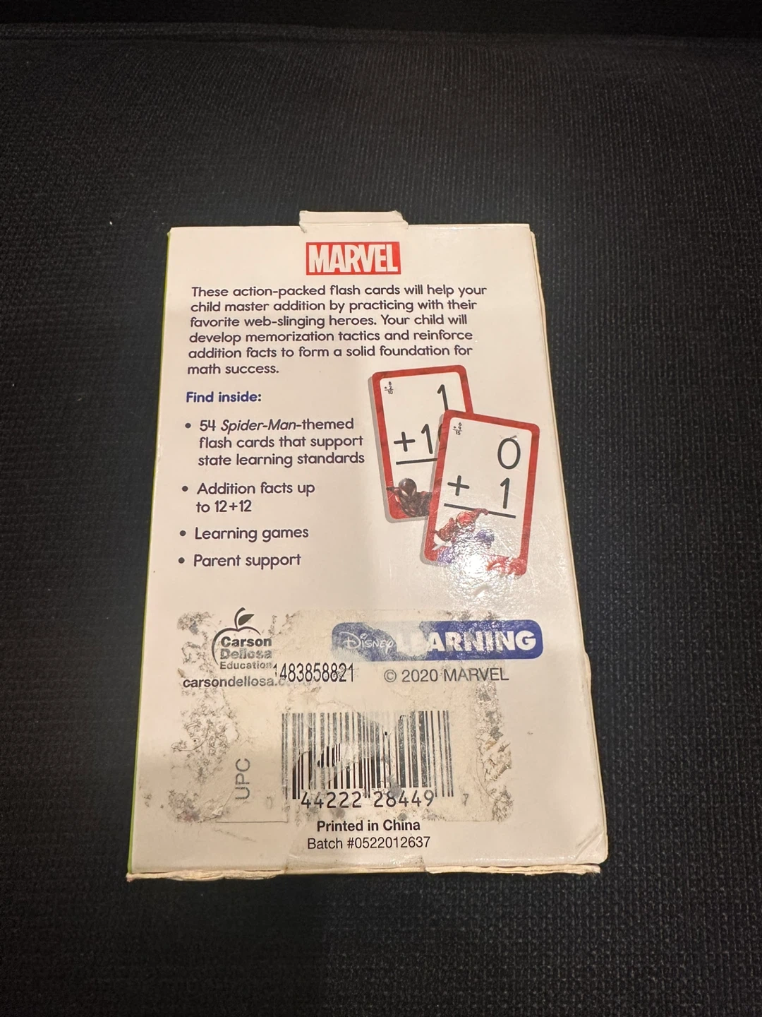Marvel Spider-Man Addition Flash Cards (Ages 6+) - photo 2