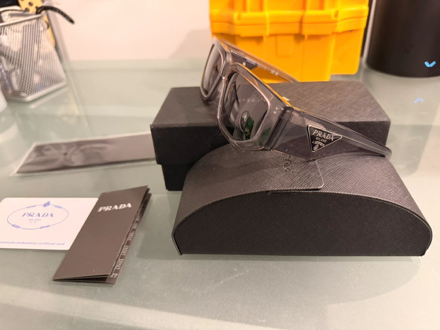 Prada Sunglasses with Case and Authenticity Card - photo 2