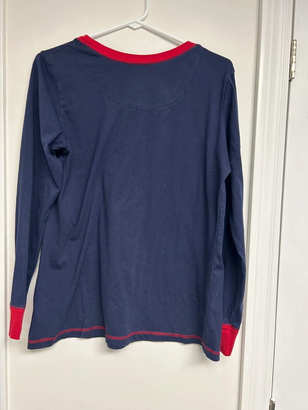 Navy and Red Long Sleeve Shirt - Size M - photo 3