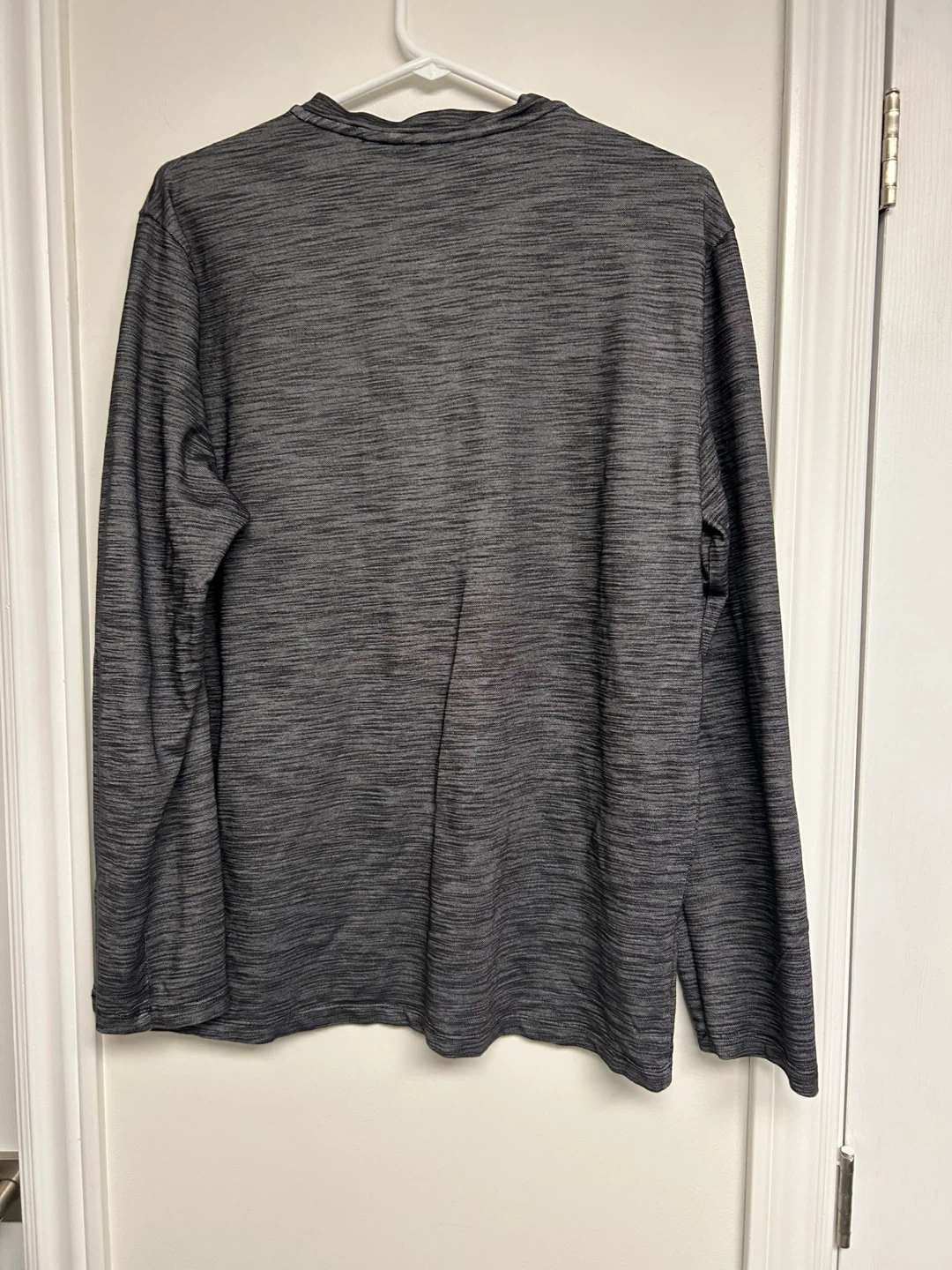 Calvin Klein Long Sleeve Henley Shirt Grey Size L - photo 3